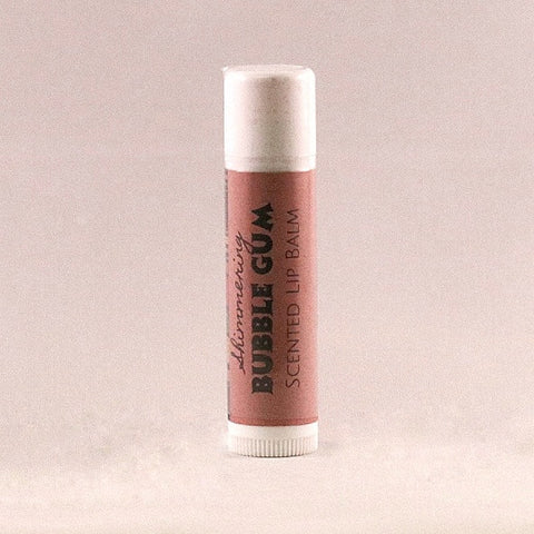 Shimmering BUBBLE GUM Scented Lip Balm